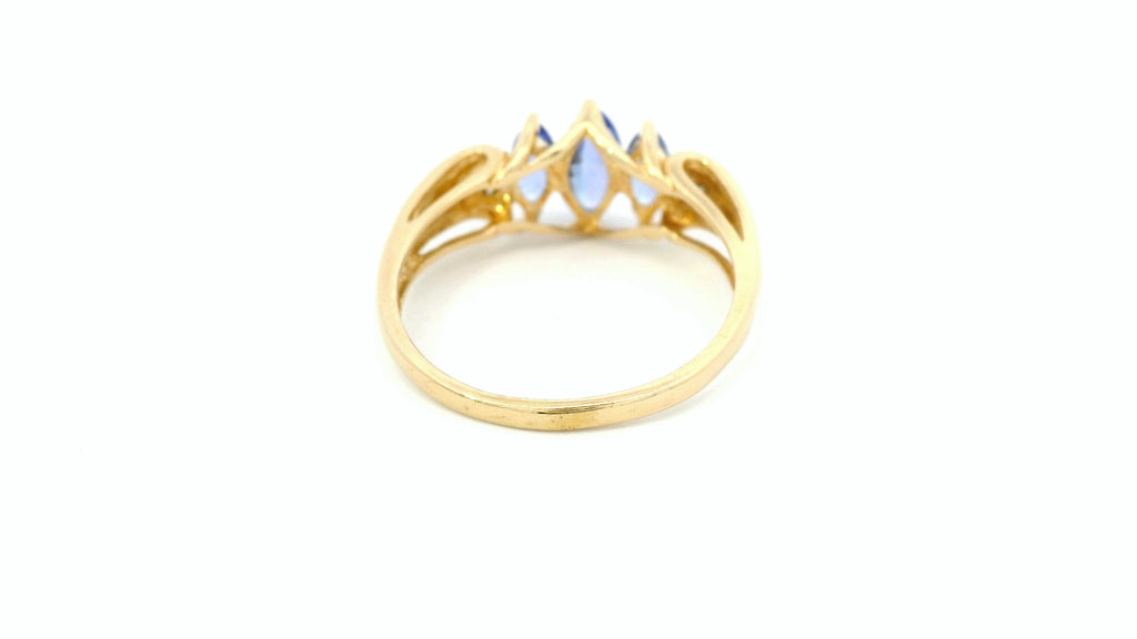 14k gold vs natural stone amethyst ring