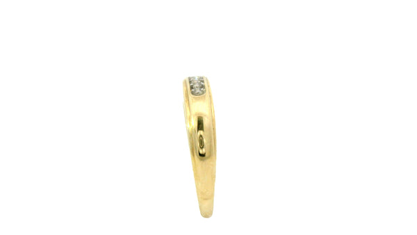 Men’s gold natural ring