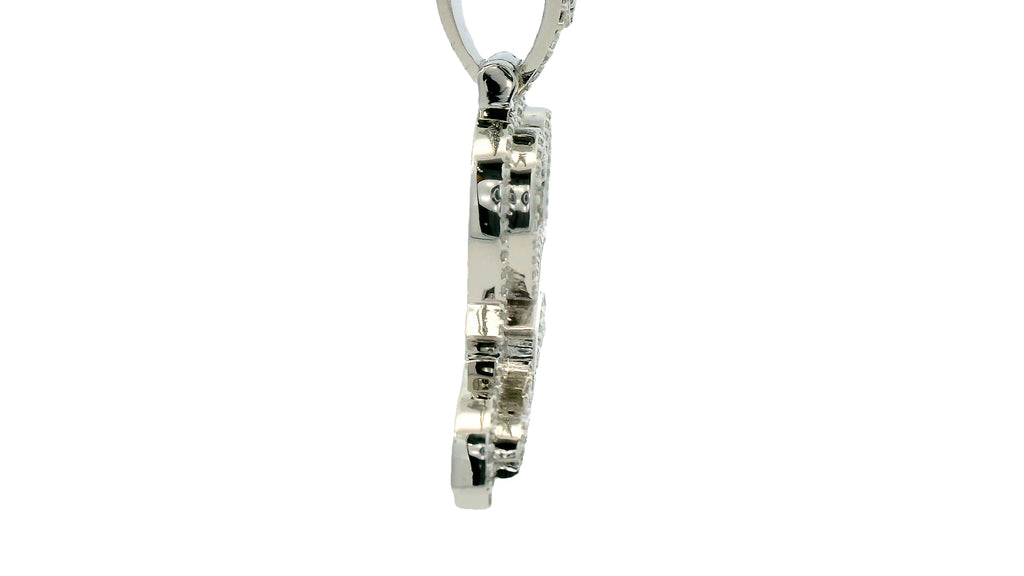 Diamond heart pendant