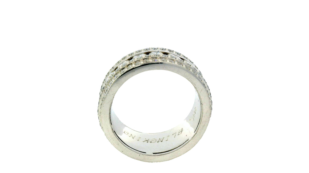 5 row diamond ring