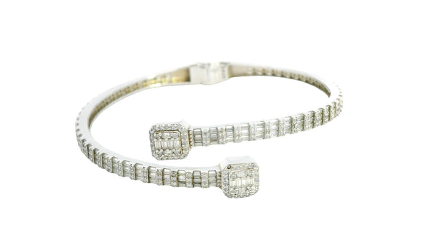 Silver labstone bengal bracelet