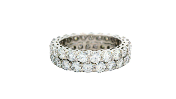 Silver labstone cluster ring