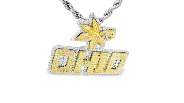 Silver labstone Ohio pendant