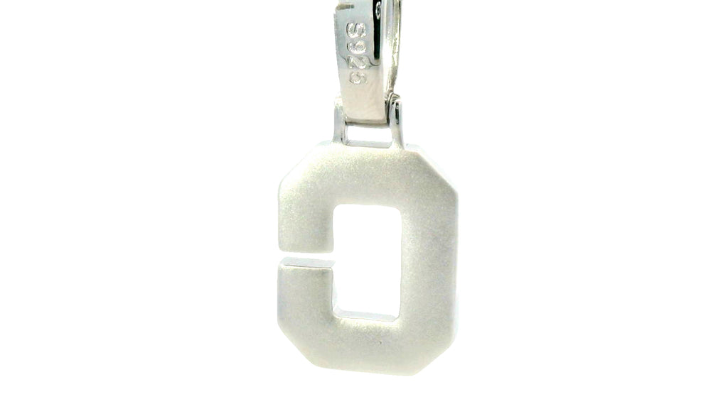 Silver labstone  letter “C”  pendant