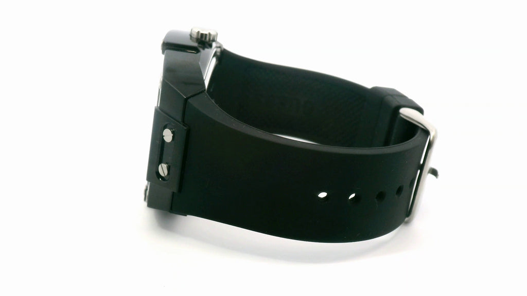 All black Guess watch