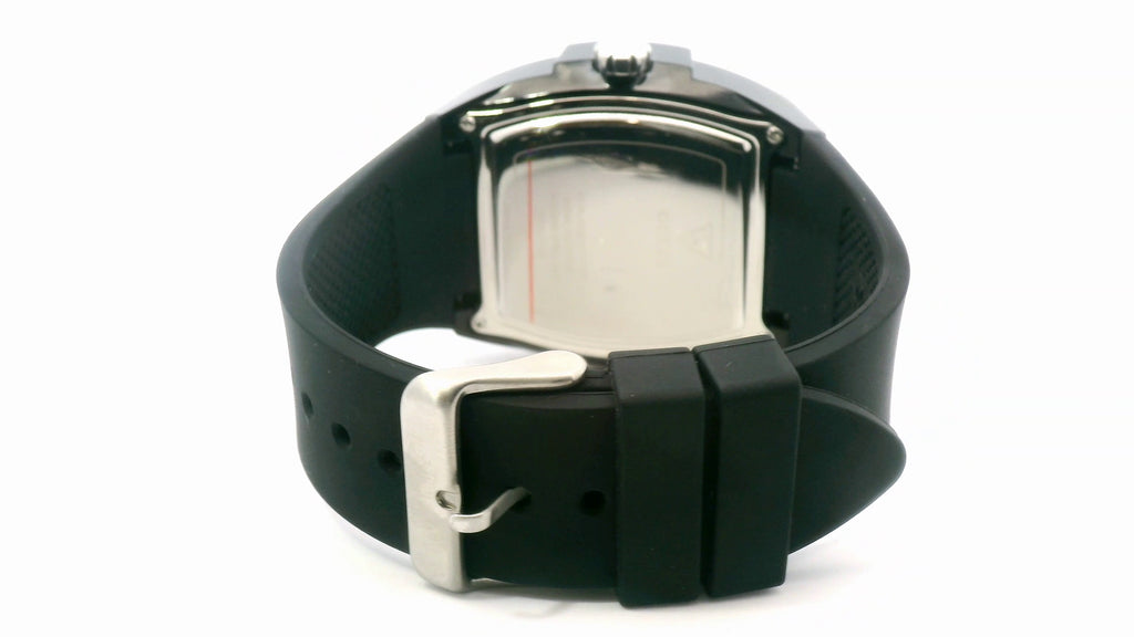 All black Guess watch