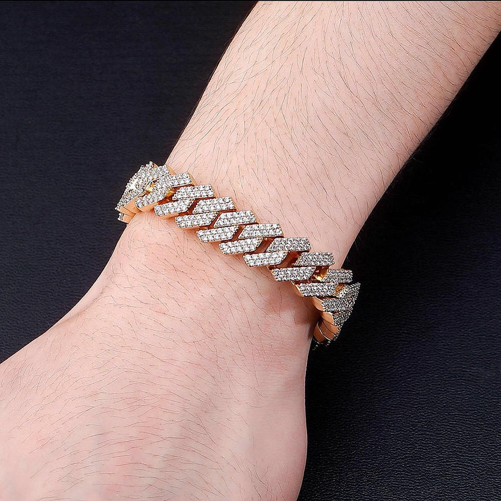 Zig Zag Cuban Link Bracelet Collection