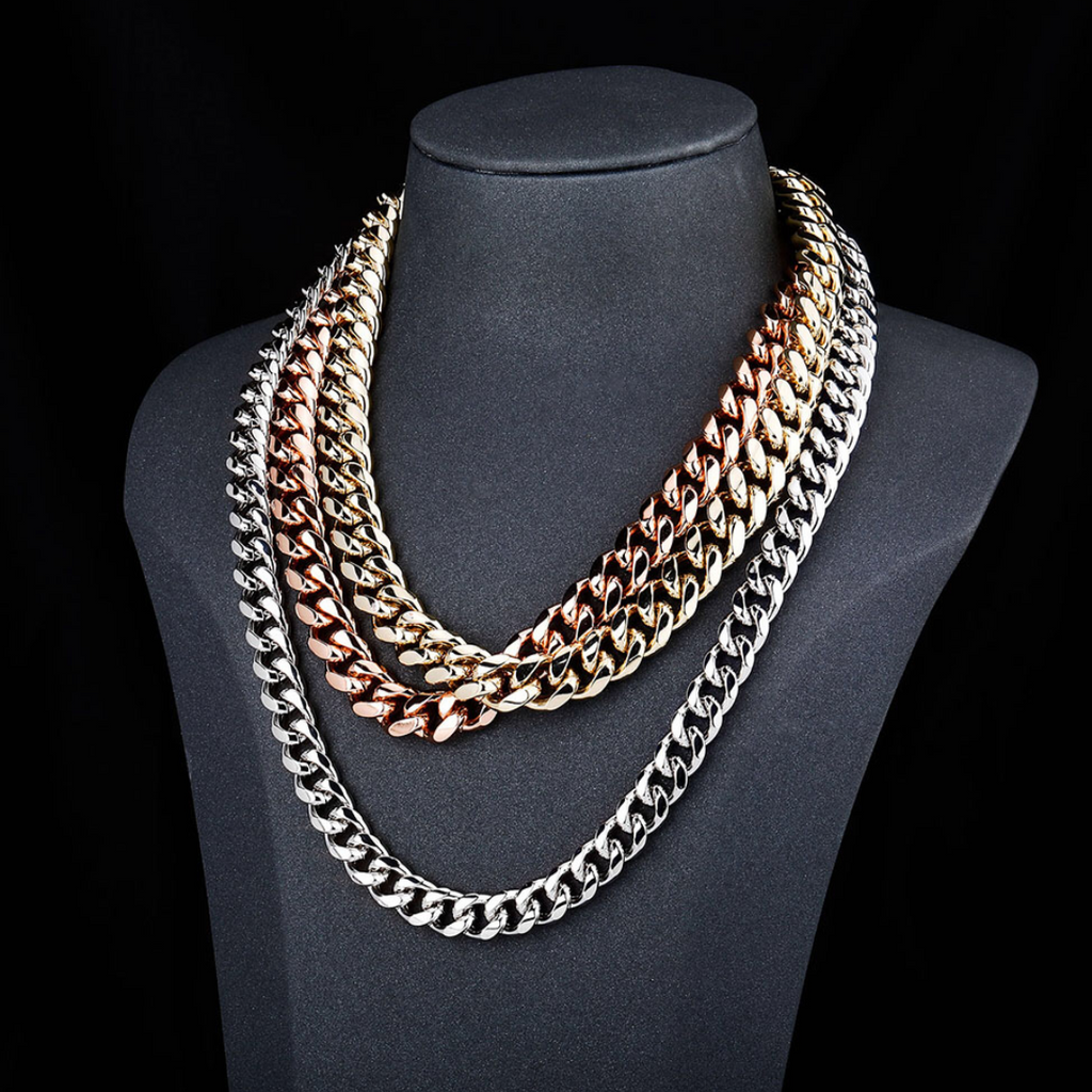 Solid Cuban Link Chain Collection