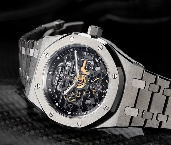 Bi-Canical Stainless Steel Watch