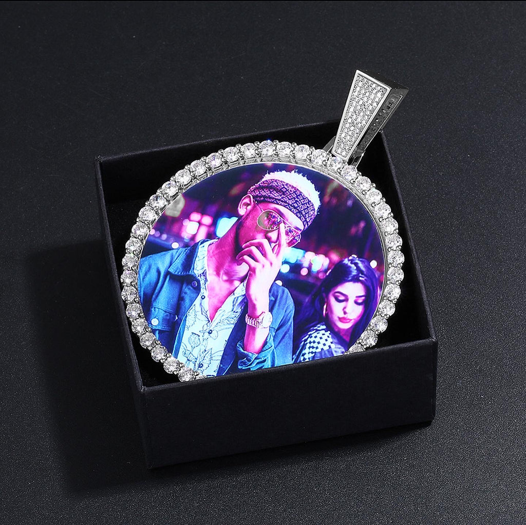 Circle Custom Photo Pendent Collection