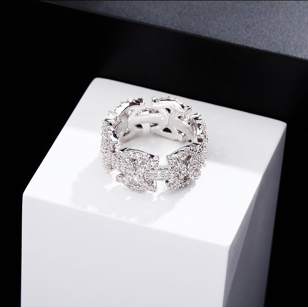 Cuban Link to Link Rings