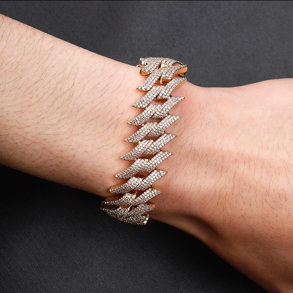 Twisted Infused Cuban Link Bracelets