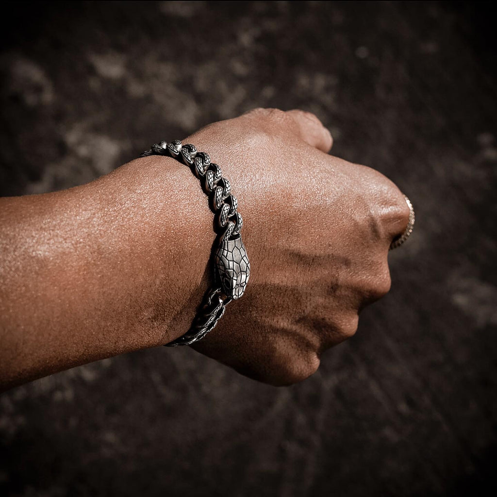 Emerald Snake Eye Bracelet