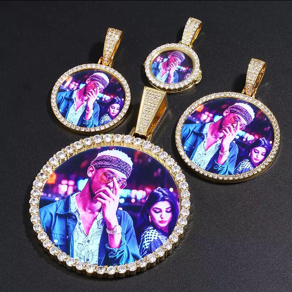 Circle Custom Photo Pendent Collection