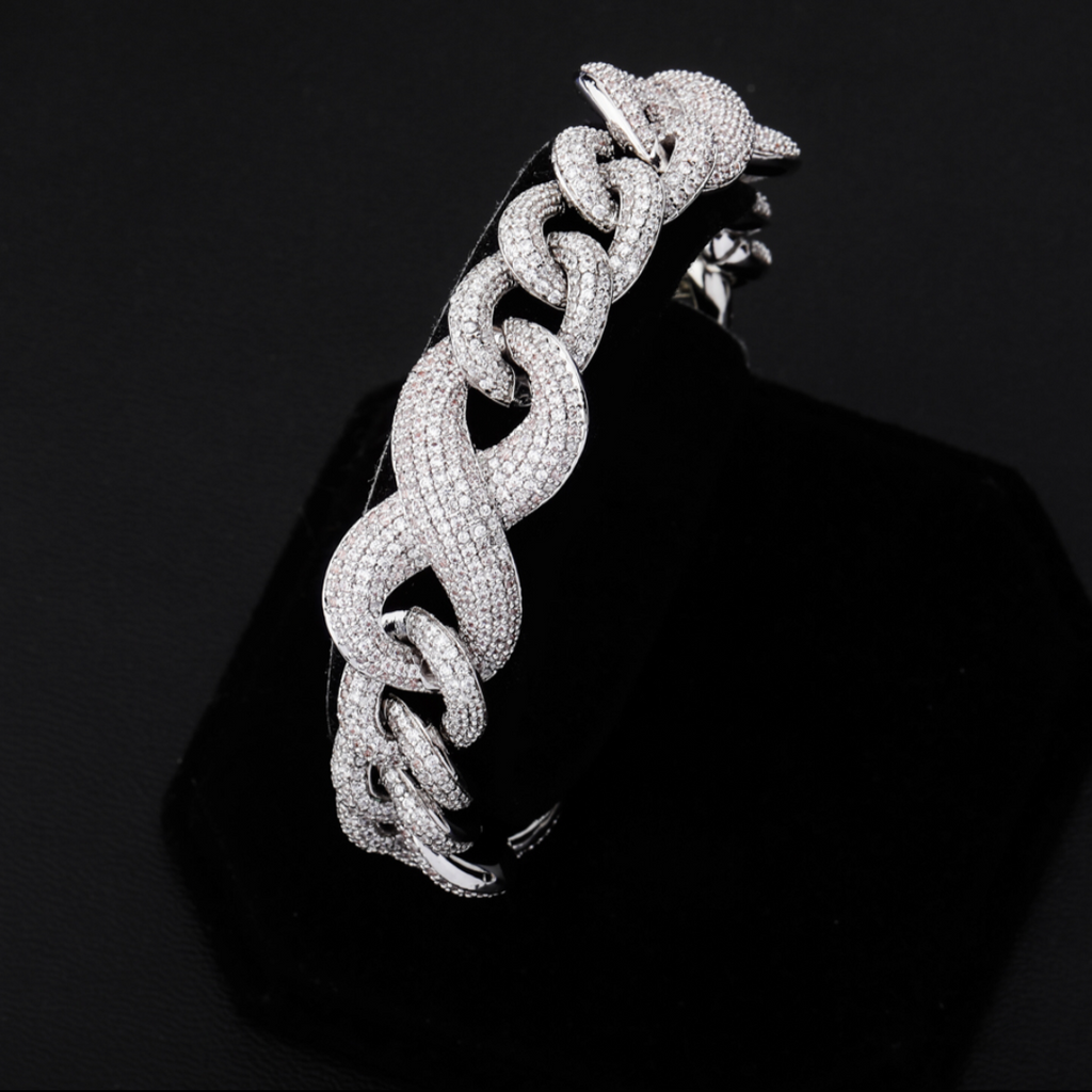Infused Infinity Cuban Link Bracelet
