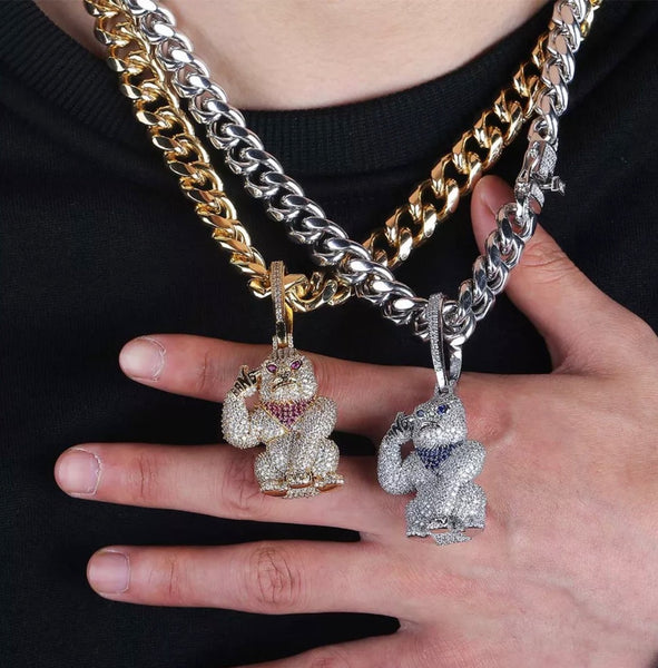 "Bang" Gorilla Pendant
