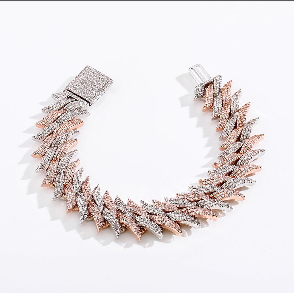 Twisted Infused Cuban Link Bracelets