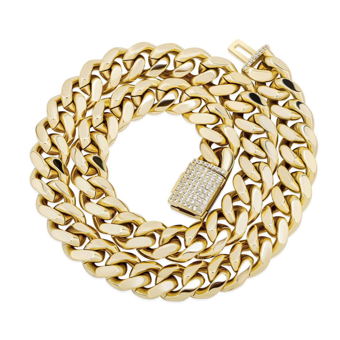 Solid Cuban Link Chain Collection
