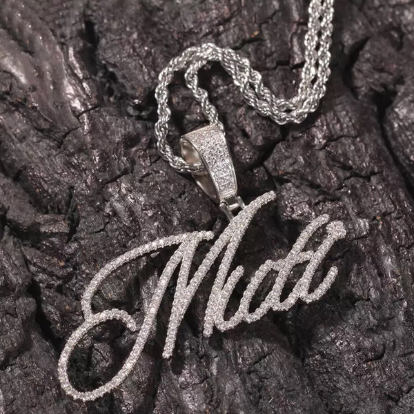 Cursive Style Customizable Name Pendant