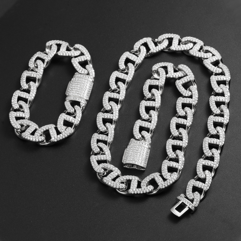 Iced Cuban Link Chain & Bracelet