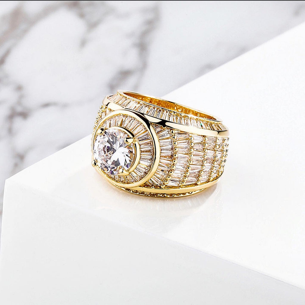 Baguette Centerpiece Diamond RING