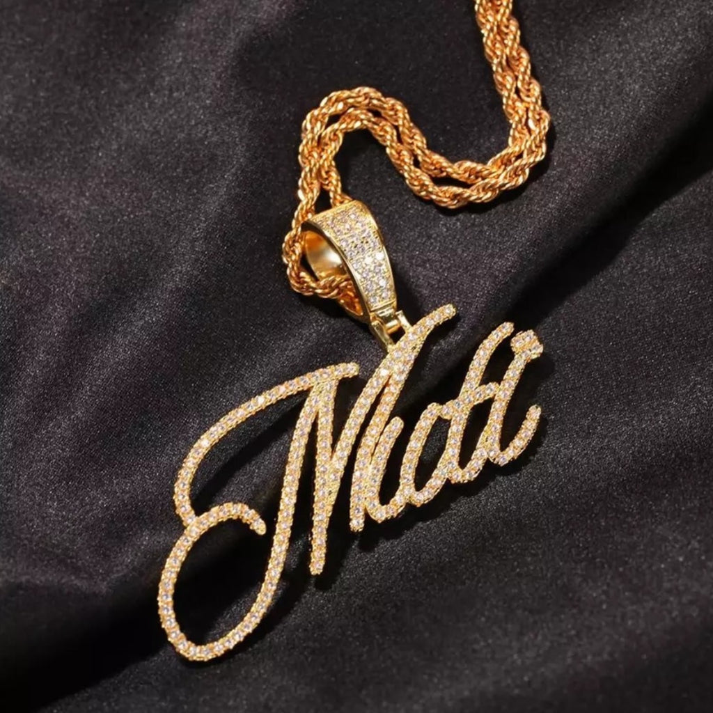 Cursive Style Customizable Name Pendant