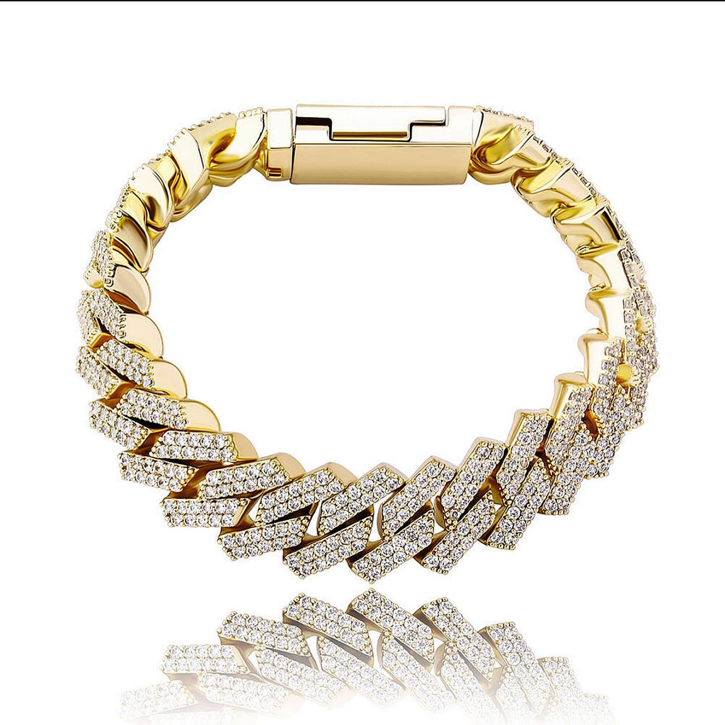 Zig Zag Cuban Link Bracelet Collection