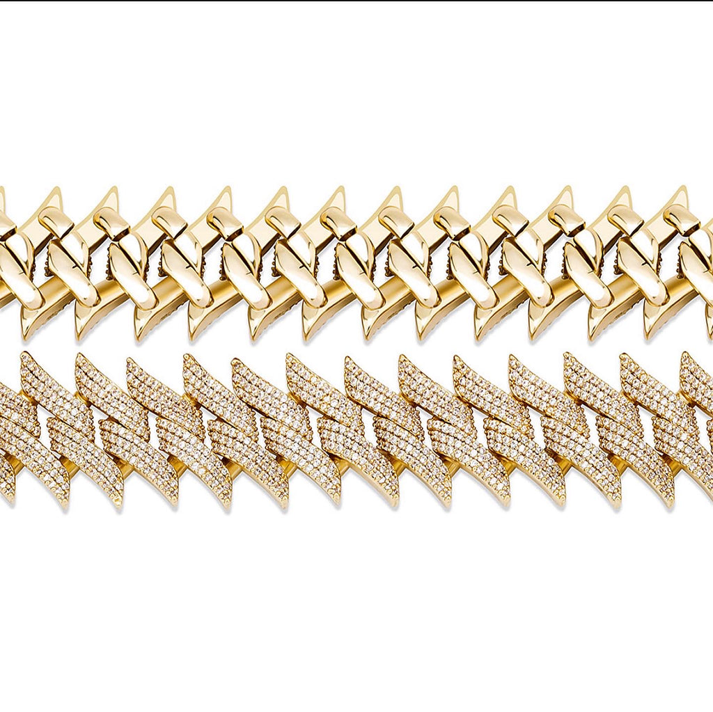 Twisted Infused Cuban Link Bracelets