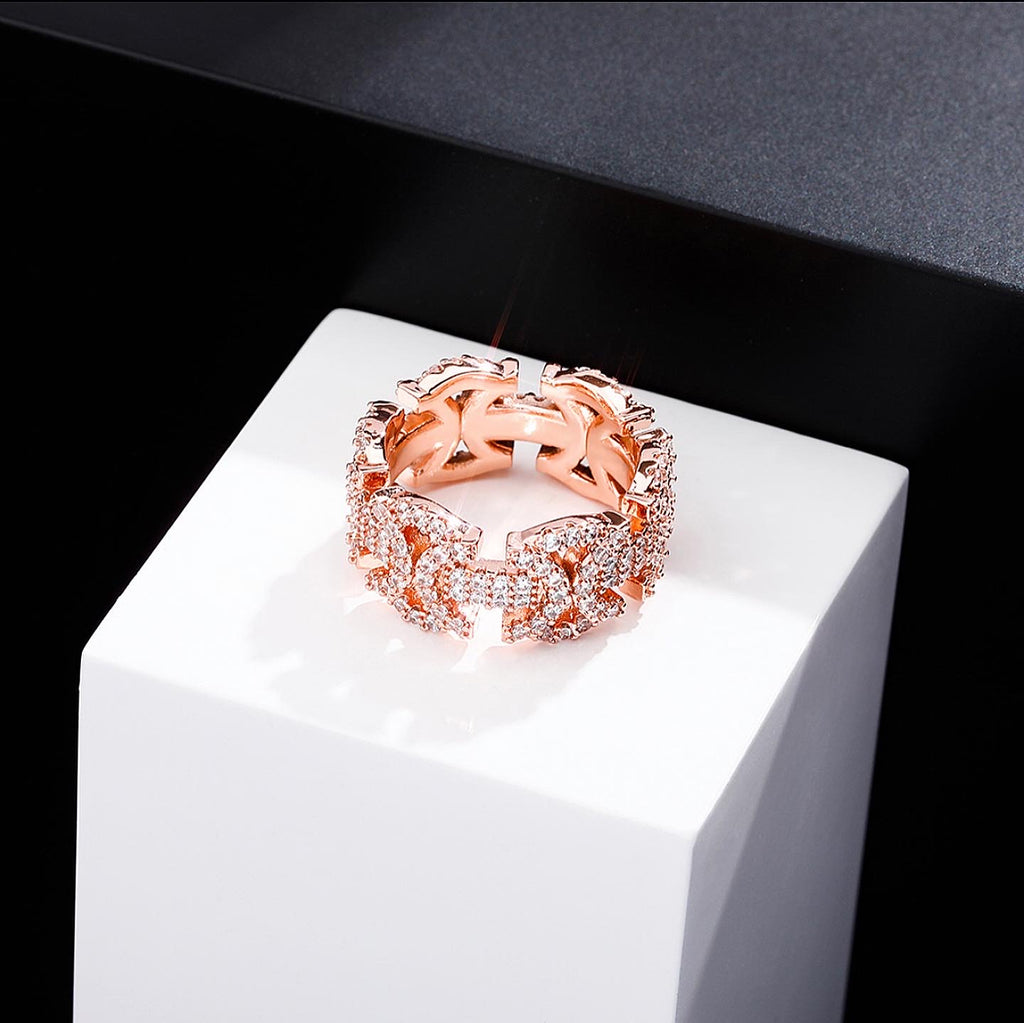 Cuban Link to Link Rings