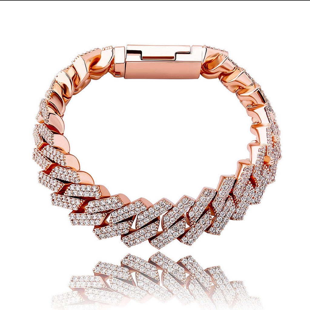 Zig Zag Cuban Link Bracelet Collection