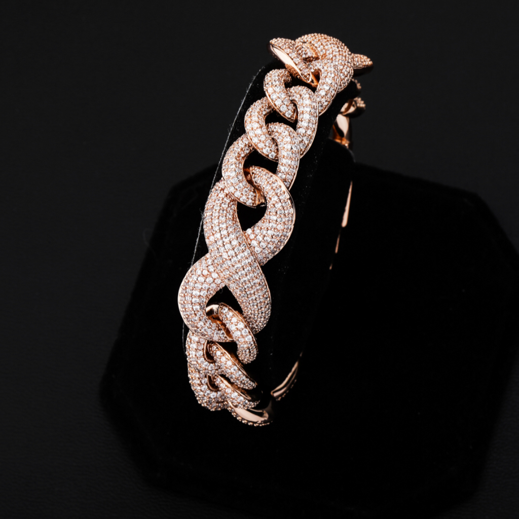 Infused Infinity Cuban Link Bracelet