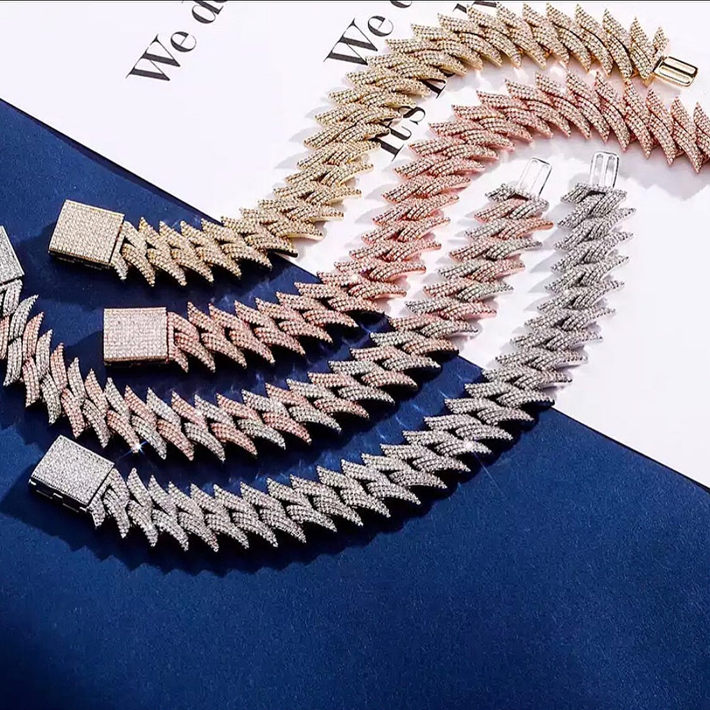 Twisted Infused Cuban Link Bracelets