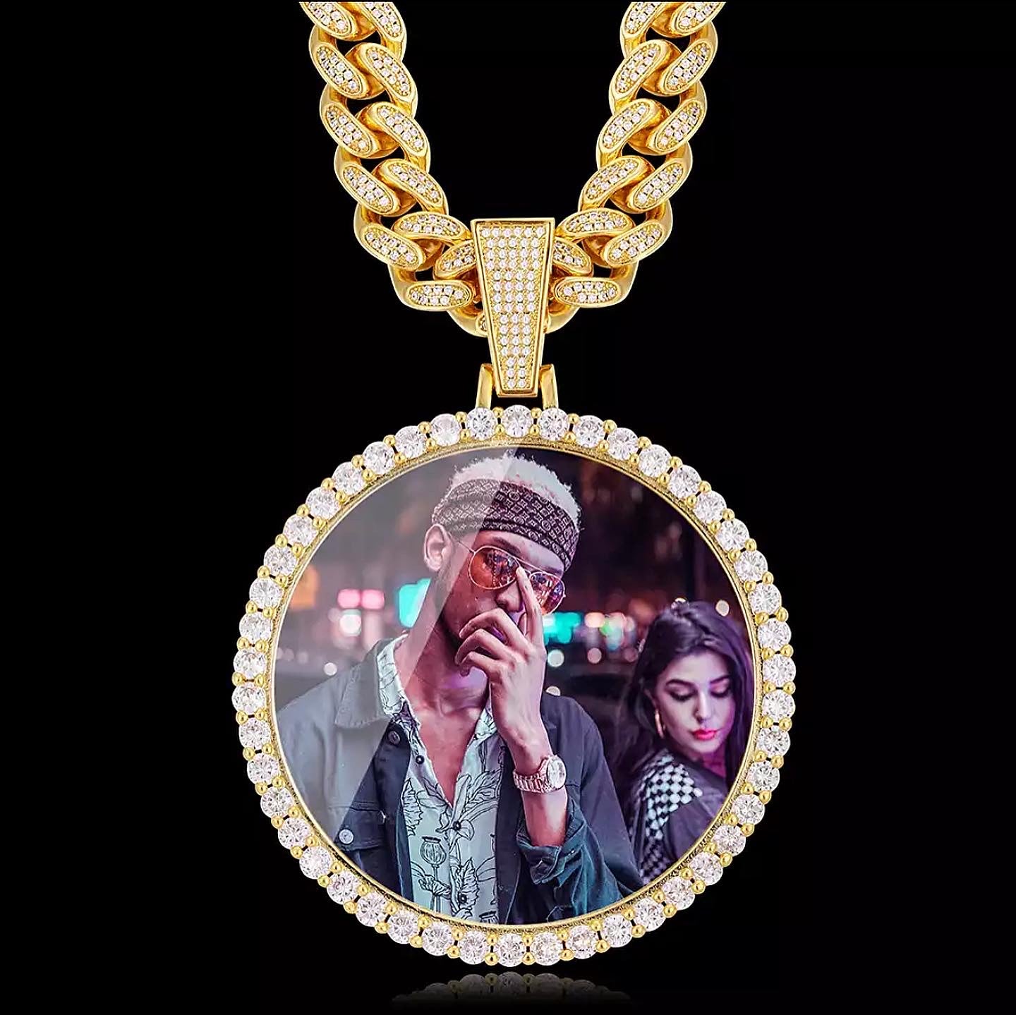 Circle Custom Photo Pendent Collection