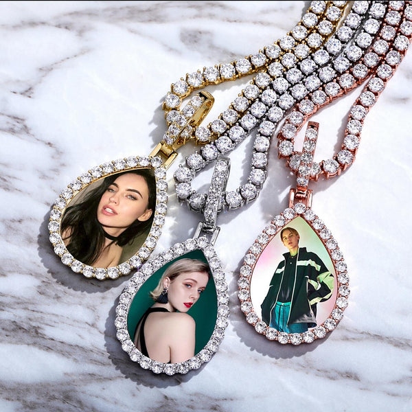 Oval Custom Photo Pendant