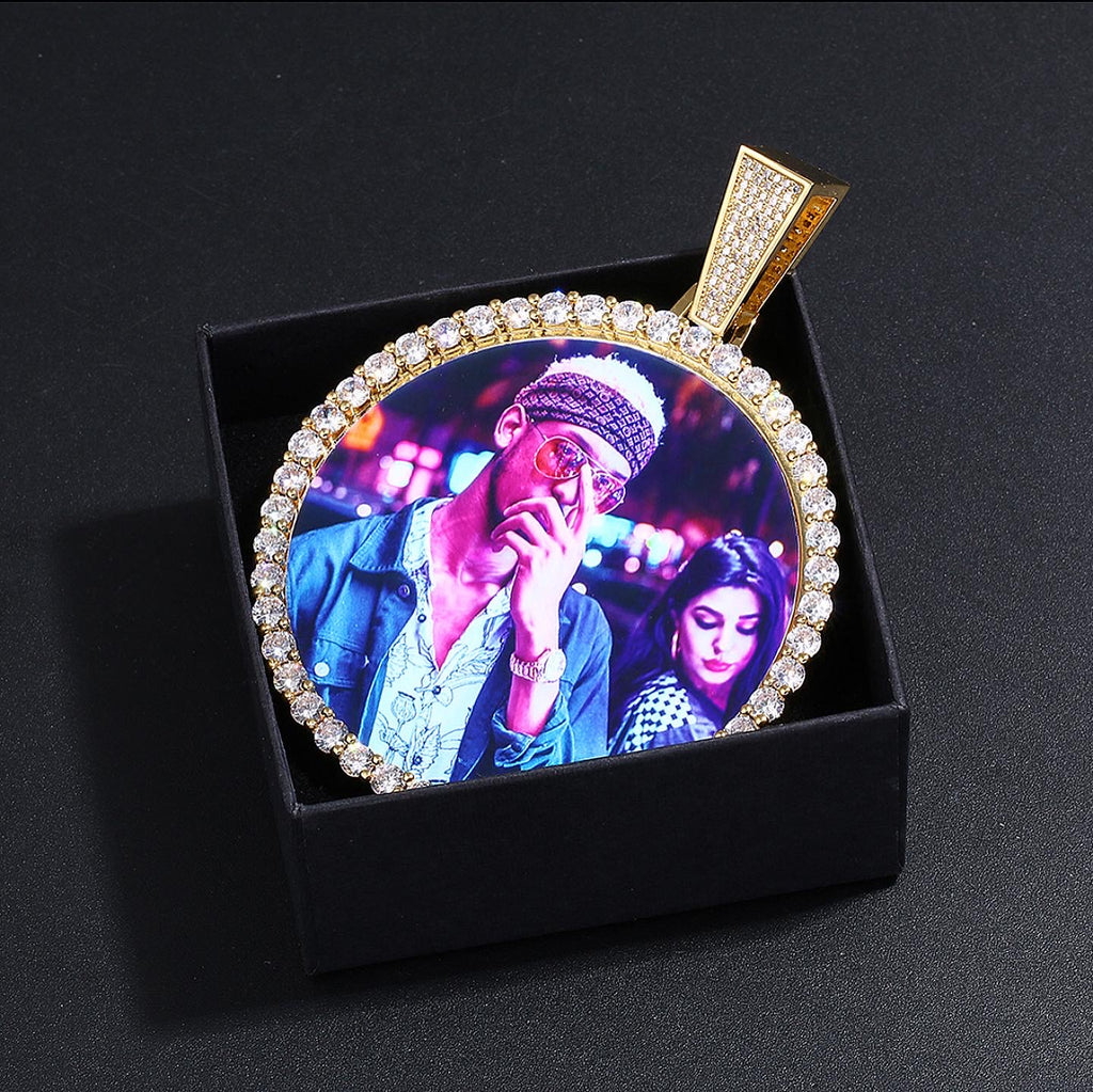 Circle Custom Photo Pendent Collection