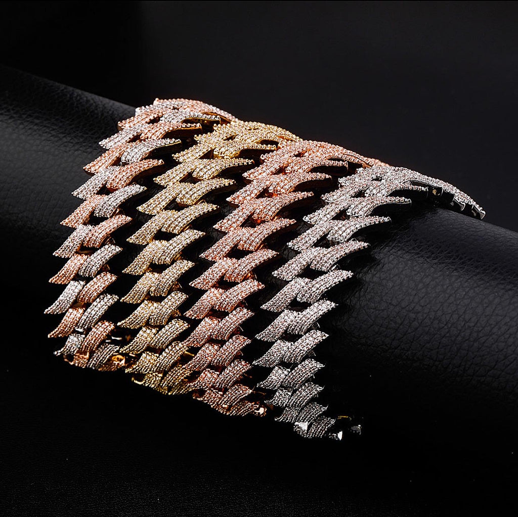Twisted Infused Cuban Link Bracelets