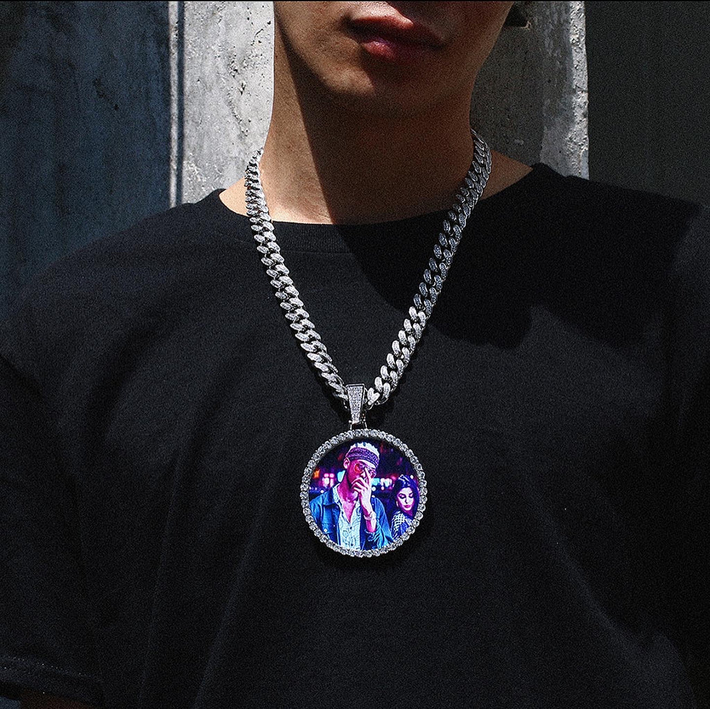 Circle Custom Photo Pendent Collection