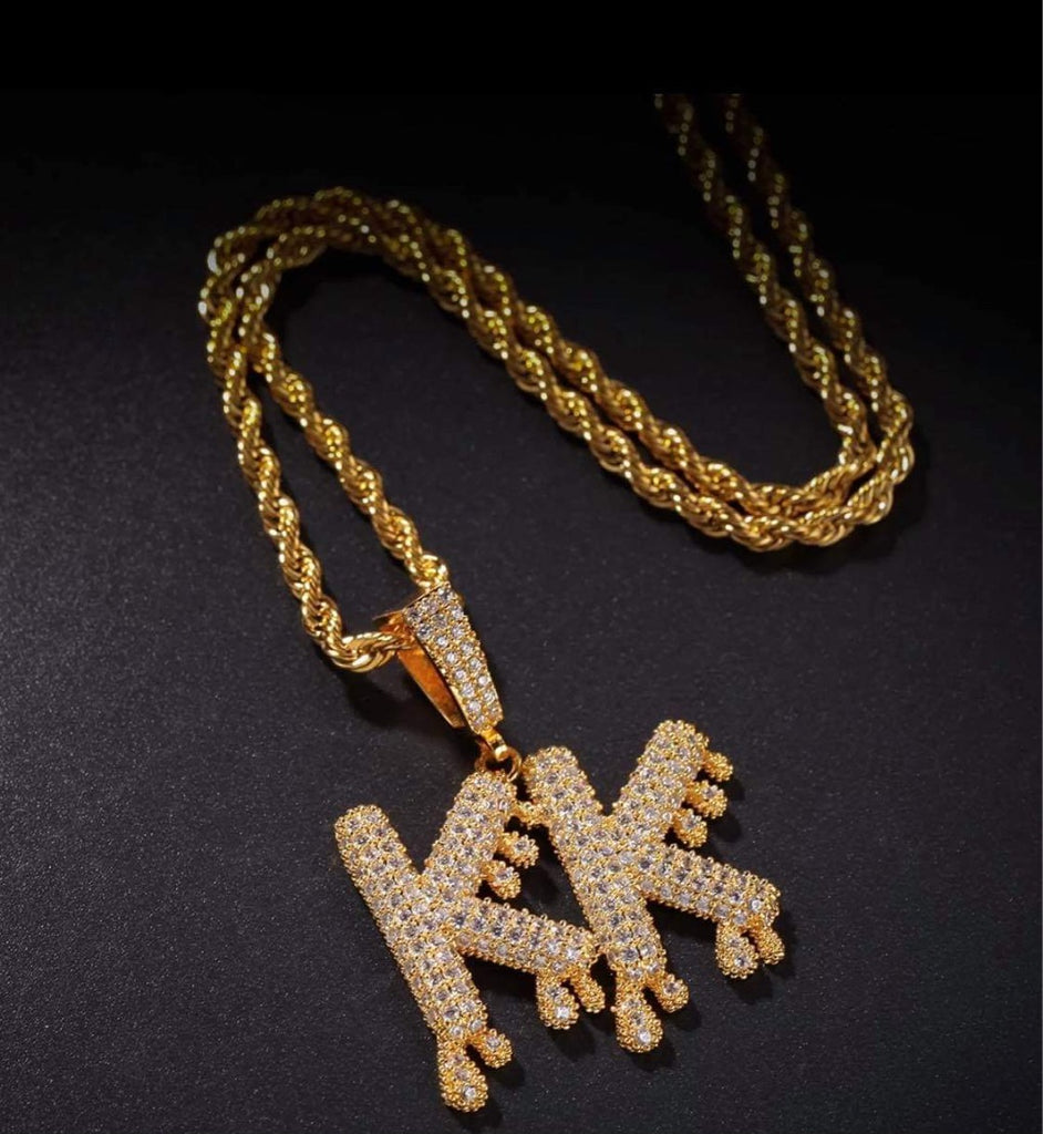 Drip Custom Name Pendant