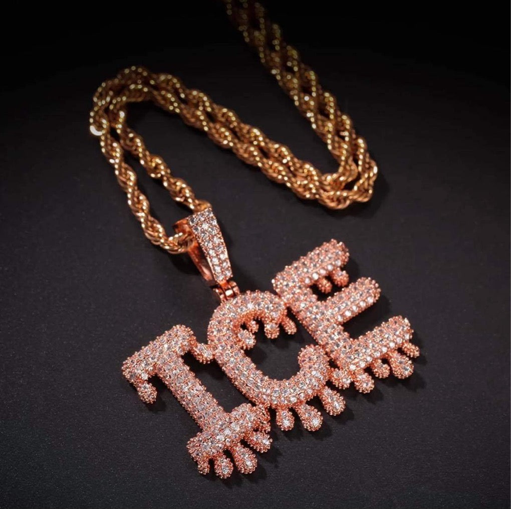 Drip Custom Name Pendant