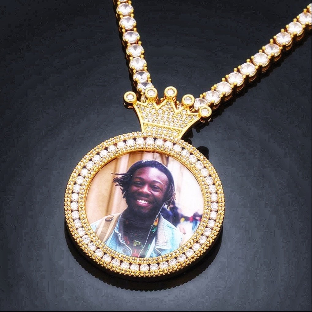 Crown Custom Photo Pendant