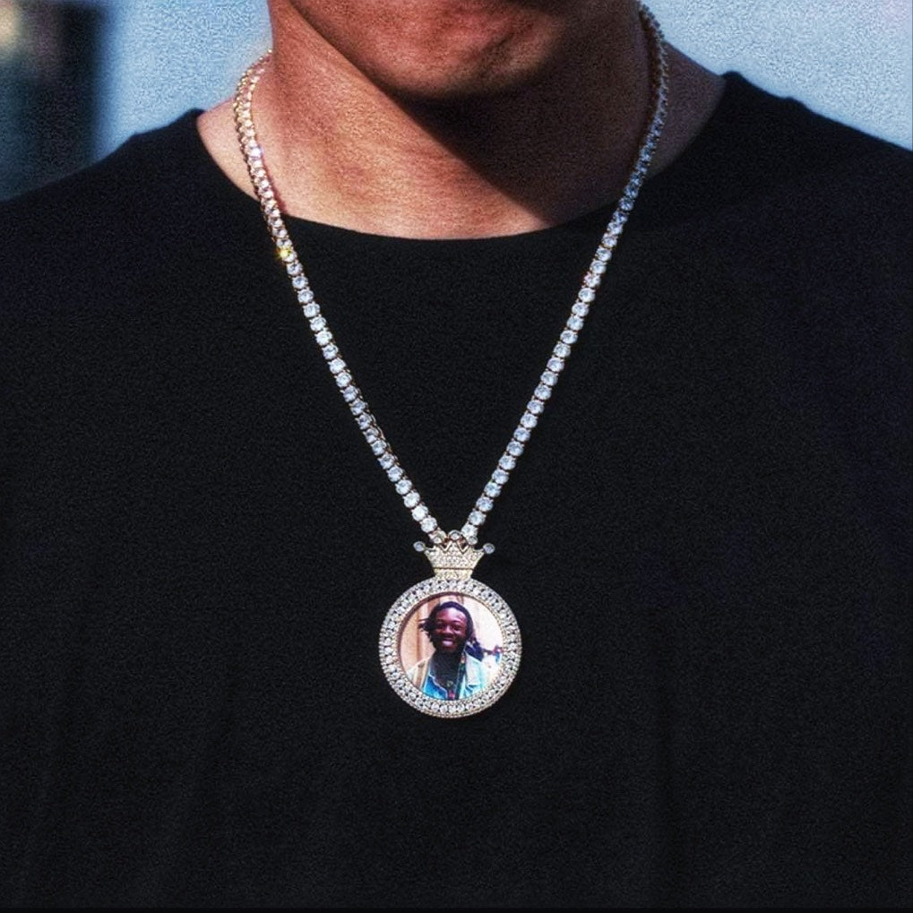 Crown Custom Photo Pendant