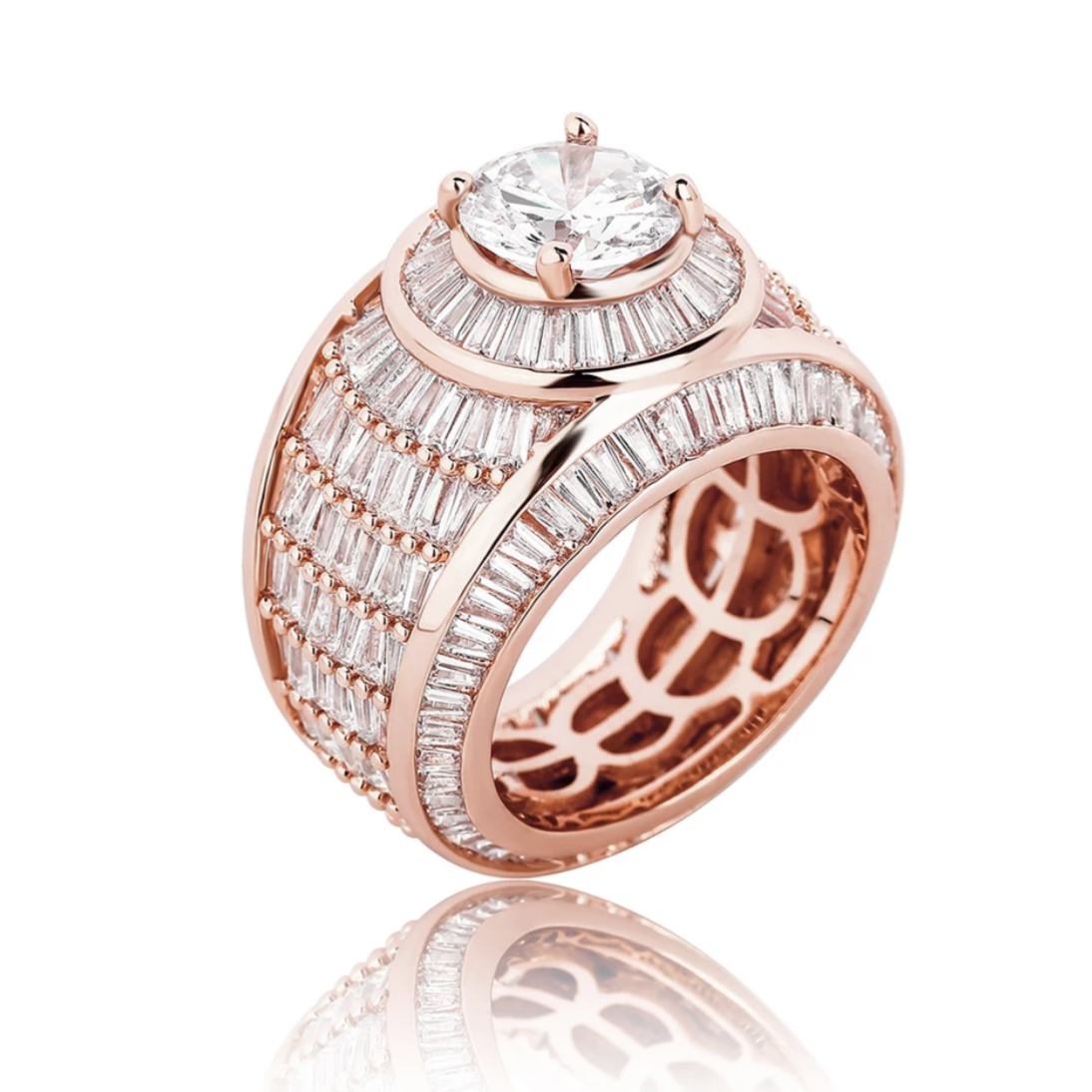 Baguette Centerpiece Diamond RING