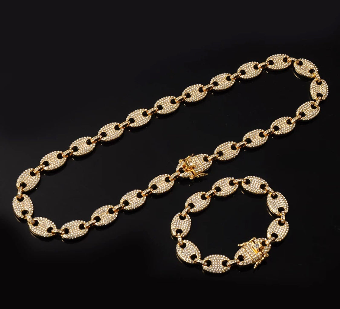 Iced Out Gucci Links