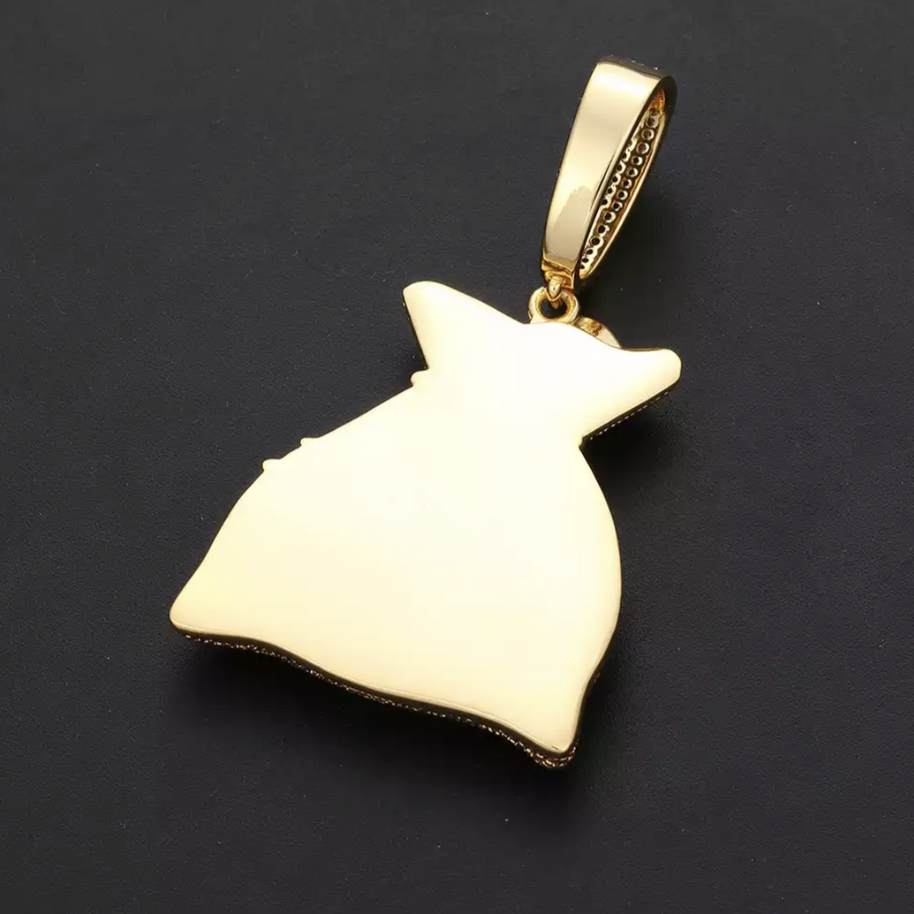 Money Bag Custom Photo Pendant