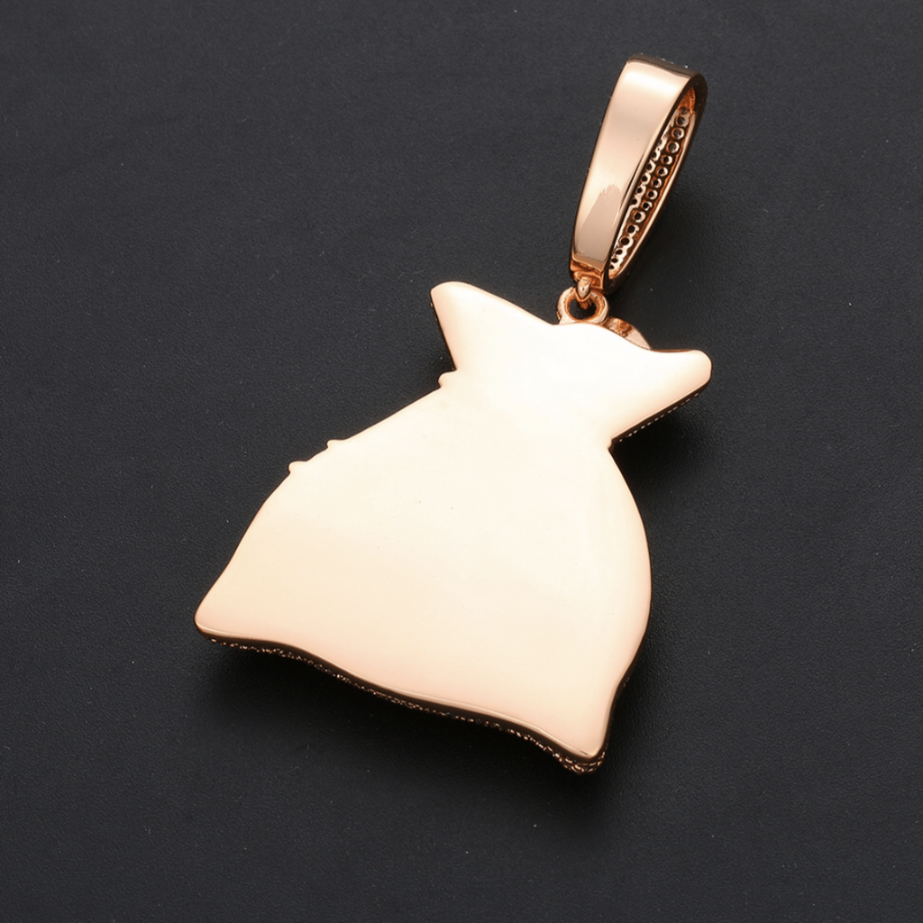 Money Bag Custom Photo Pendant