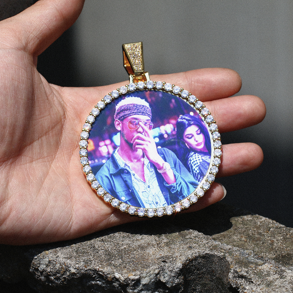 Circle Custom Photo Pendent Collection