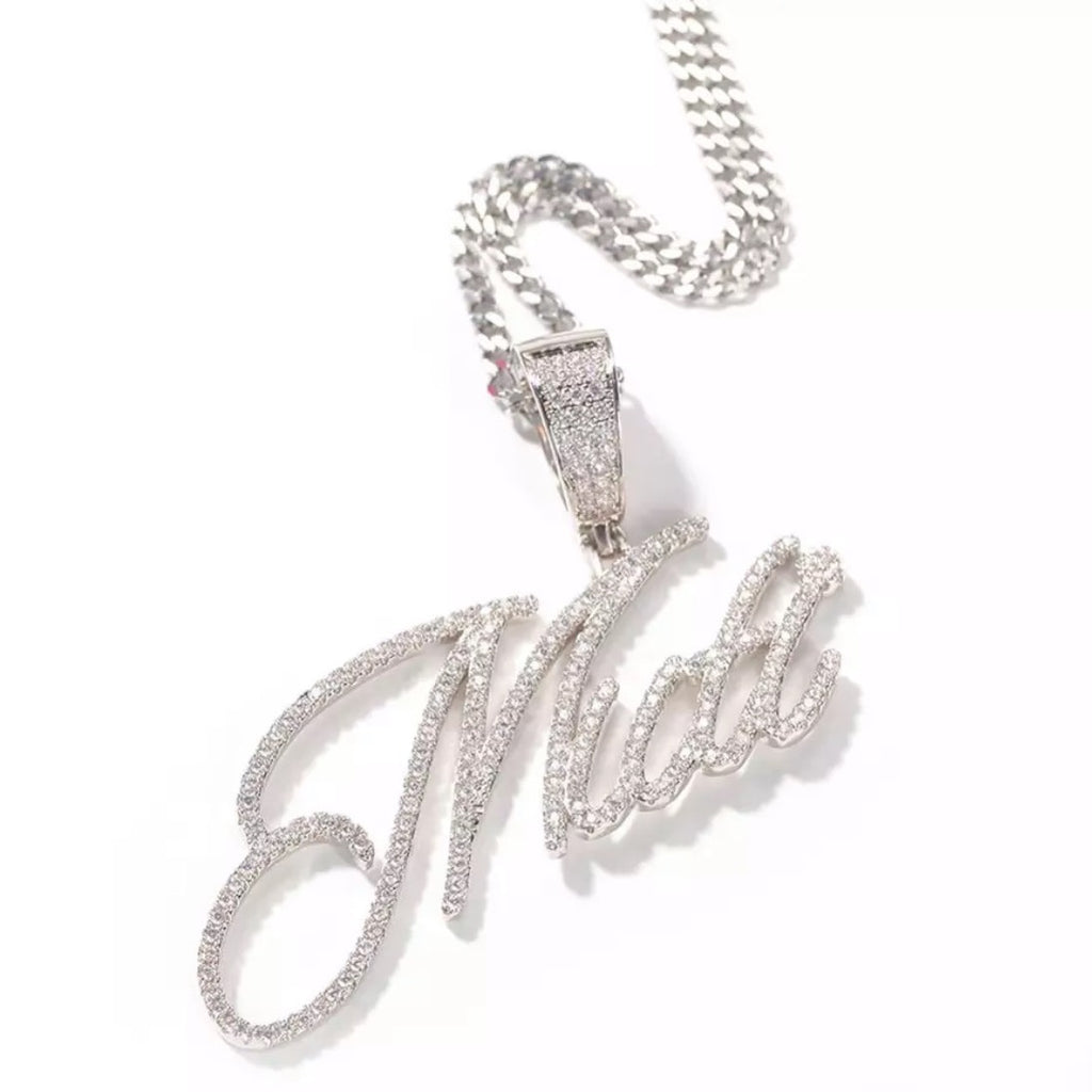 Cursive Style Customizable Name Pendant