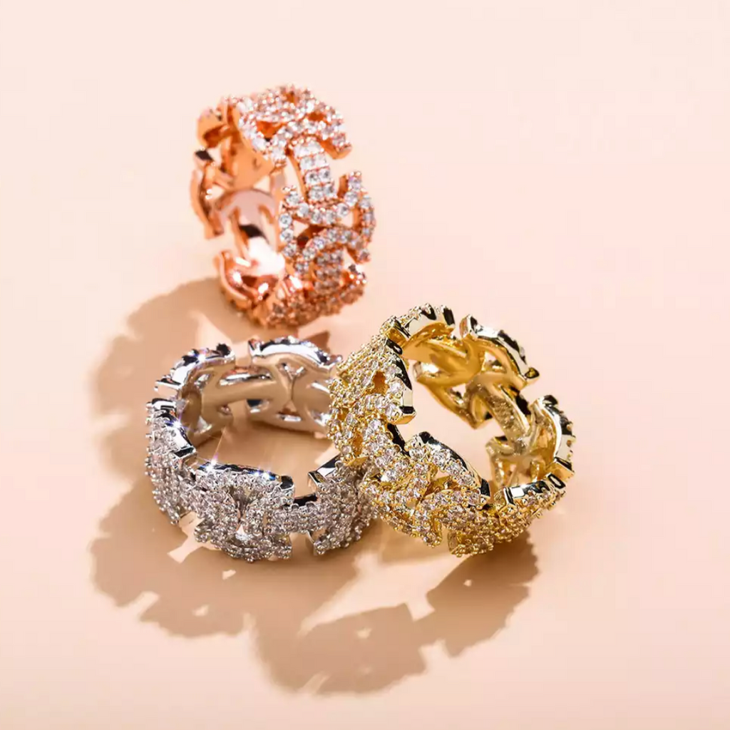 Cuban Link to Link Rings