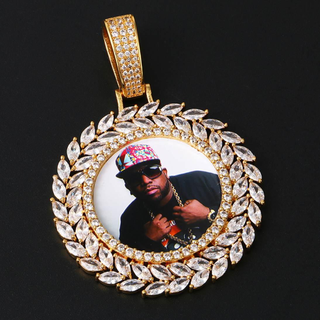 Marquise Custom Photo Pendant