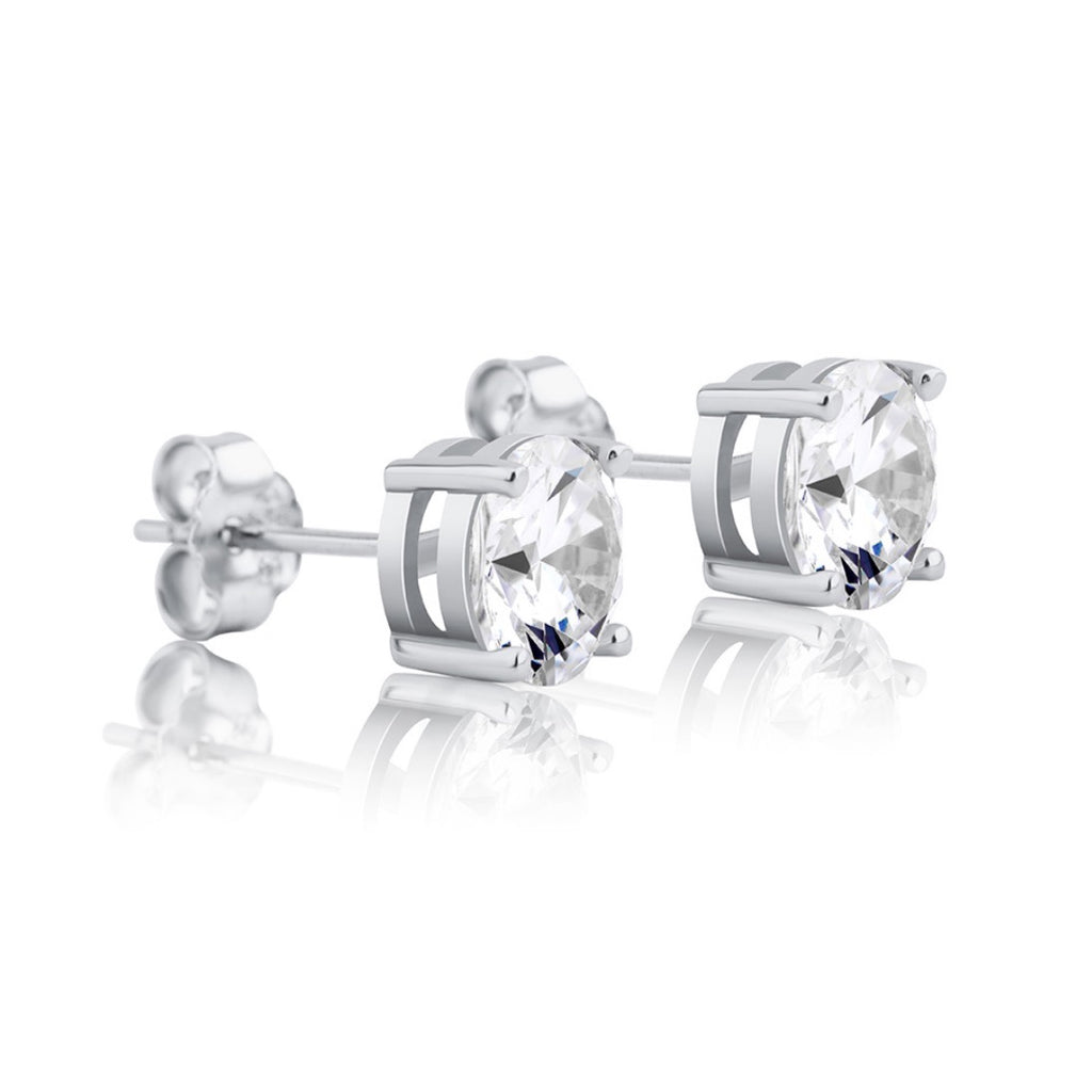 Round Stud Earrings